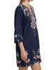 Johnny Was Women's Arva Linen Scallop Minidress - 4