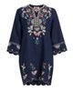 Johnny Was Women's Arva Linen Scallop Minidress - 8