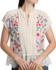 Johnny Was Women's Astrud Romana Embroidered Floral Blouse - 6