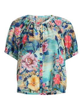 Johnny Was Women's Avah Chemis Floral Button-Front Shirt
