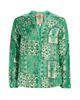 Johnny Was Women's Ellen Printed Silk Button-Front Shirt - 1