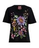Johnny Was Women's Floral Embroidered V-Neck T-Shirt - 8