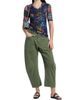Johnny Was Women's Floral Mesh V-Neck Top - 2