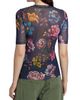 Johnny Was Women's Floral Mesh V-Neck Top - 5