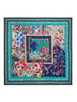 Johnny Was Women's Floral Print Silk Scarf