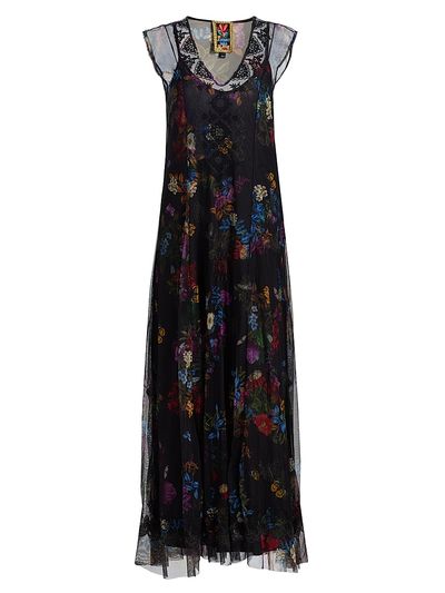 Johnny Was Women's Kahlani Socorro Mesh Dress