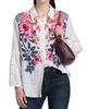 Johnny Was Women's Lirielle Floral Button-Front Shirt - 3