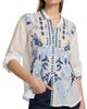 Johnny Was Women's Luisa Embroidered Shirt - 6
