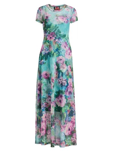 Johnny Was Women's Magnolia Meadow Mesh Maxi Dress