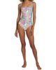 Johnny Was Women's Marilyn Cristata Print Ruched One-Piece Swimsuit - 2