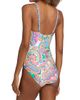 Johnny Was Women's Marilyn Cristata Print Ruched One-Piece Swimsuit - 4