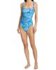 Johnny Was Women's Marilyn Floral-Paisley Ruched One-Piece Swimsuit - 2