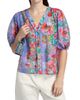 Johnny Was Women's Mirrian All My Love Floral Peasant Blouse - 3