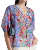 Johnny Was Women's Mirrian All My Love Floral Peasant Blouse - 6