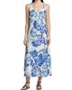 Johnny Was Women's Naidda Botanical Linen Bias-Cut Midi-Dress - 3