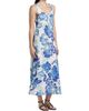 Johnny Was Women's Naidda Botanical Linen Bias-Cut Midi-Dress - 4