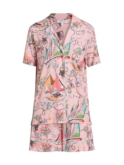 Johnny Was Women's Printed Cotton-Modal Short Pajamas