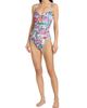 Johnny Was Women's Roseum Ruched Floral One-Piece Swimsuit - 2