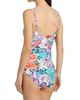 Johnny Was Women's Roseum Ruched Floral One-Piece Swimsuit - 4