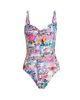 Johnny Was Women's Roseum Ruched Floral One-Piece Swimsuit - 7