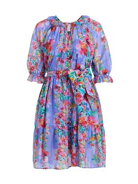 Johnny Was Women's Suzy Floral Tiered Minidress