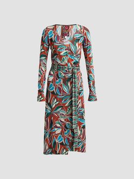 Johnny Was Women's The Janie Favorite Printed Wrap Midi Dress
