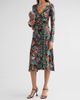 Johnny Was Women's The Janie Favorite Printed Wrap Midi Dress - 4