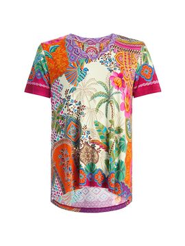 Johnny Was Women's The Janie Printed V-Neck T-Shirt