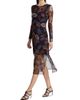 Johnny Was Women's Tulus Floral Mesh Midi-Dress - 2