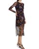 Johnny Was Women's Tulus Floral Mesh Midi-Dress - 4