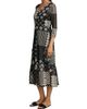Johnny Was Women's Wynona Golden Blossom Midi-Dress - 4