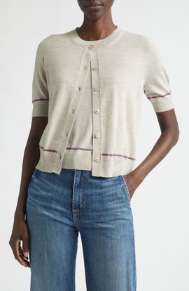 Johnstons of Elgin Johnstons of Elgin Brae Sleeveless Merino Wool & Cashmere Sweater
