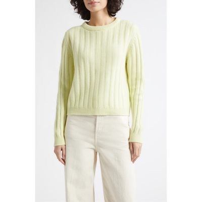 Johnstons of Elgin Johnstons of Elgin Lecht Cashmere Rib Crewneck Sweater