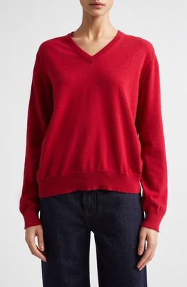 Johnstons of Elgin Johnstons of Elgin Lunan Cashmere V-Neck Sweater