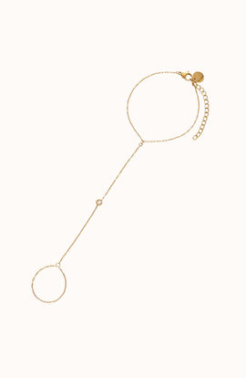 Joiana Jewelry Joiana Jewelry Bezel Hand Chain
