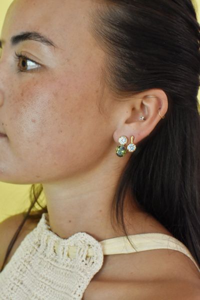 Joiana Jewelry Joiana Jewelry Clemmy Earrings in Seagrass, Women's at Urban Outfitters