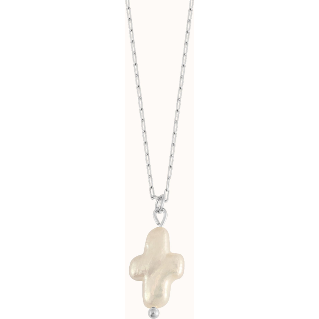 Joiana Jewelry Joiana Jewelry Mini Pearl Cross Necklace