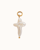 Joiana Jewelry Joiana Jewelry Pearl Cross Charm Pendant - 1