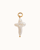 Joiana Jewelry Joiana Jewelry Pearl Cross Charm Pendant - 5
