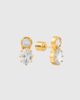 Joiana Jewelry Joiana Jewelry Petite Clemmy Earrings in Milk Glass, Women's at Urban Outfitters - 2