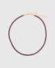 Joiana Jewelry Joiana Jewelry The Cord Necklace in Maroon, Women's at Urban Outfitters - 3