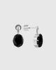 Joiana Jewelry Joiana Jewelry The Romy Earrings in Onyx/White Silver, Women's at Urban Outfitters - 2
