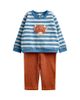 Jojo Maman Bebe JoJo Maman Bebe Boys' Highland Cow Sweatshirt & Trouser Set - 1