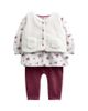 Jojo Maman Bebe JoJo Maman Bebe Girls' 3-piece Gilet Top and Bottoms Set - 1