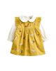 Jojo Maman Bebe JoJo Maman Bebe Girls' Embroidered Dress and Bodysuit Set - 1