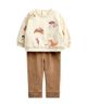 Jojo Maman Bebe JoJo Maman Bebe Girls' Embroidered Sweatshirt & Leggings Set - 1