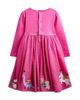 Jojo Maman Bebe JoJo Maman Bebe Girls' Long Sleeve Applique Tulle Dress - 2