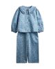 Jojo Maman Bebe JoJo Maman Bebe Girls' Printed Denim Shirt and Trouser Set - 1