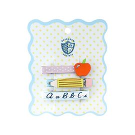 Jollity & Co. Jollity & Co. Back to School ABC Hair Bar Clip Set
