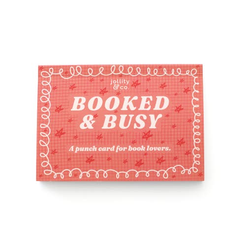 Jollity & Co. Jollity & Co. Booked & Busy Book Theme Punch Cards